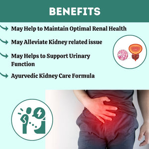 Gokshuradihills Tablet, Ayurvedic Kideny & Prostate care, Aids in Urinary Tract Health, Supports Prostate Gland Health