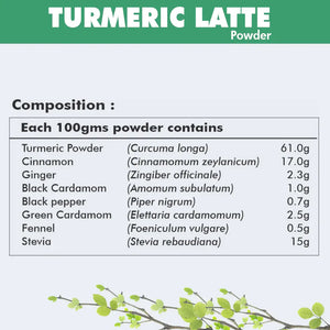 Turmeric Latte Powder for Immunity Boost