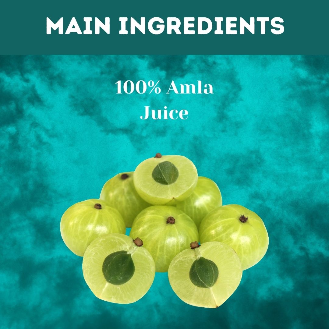 Amla Swaras Juice for Natural Skin Care, Immunity Booster and Hair Care 500 ML