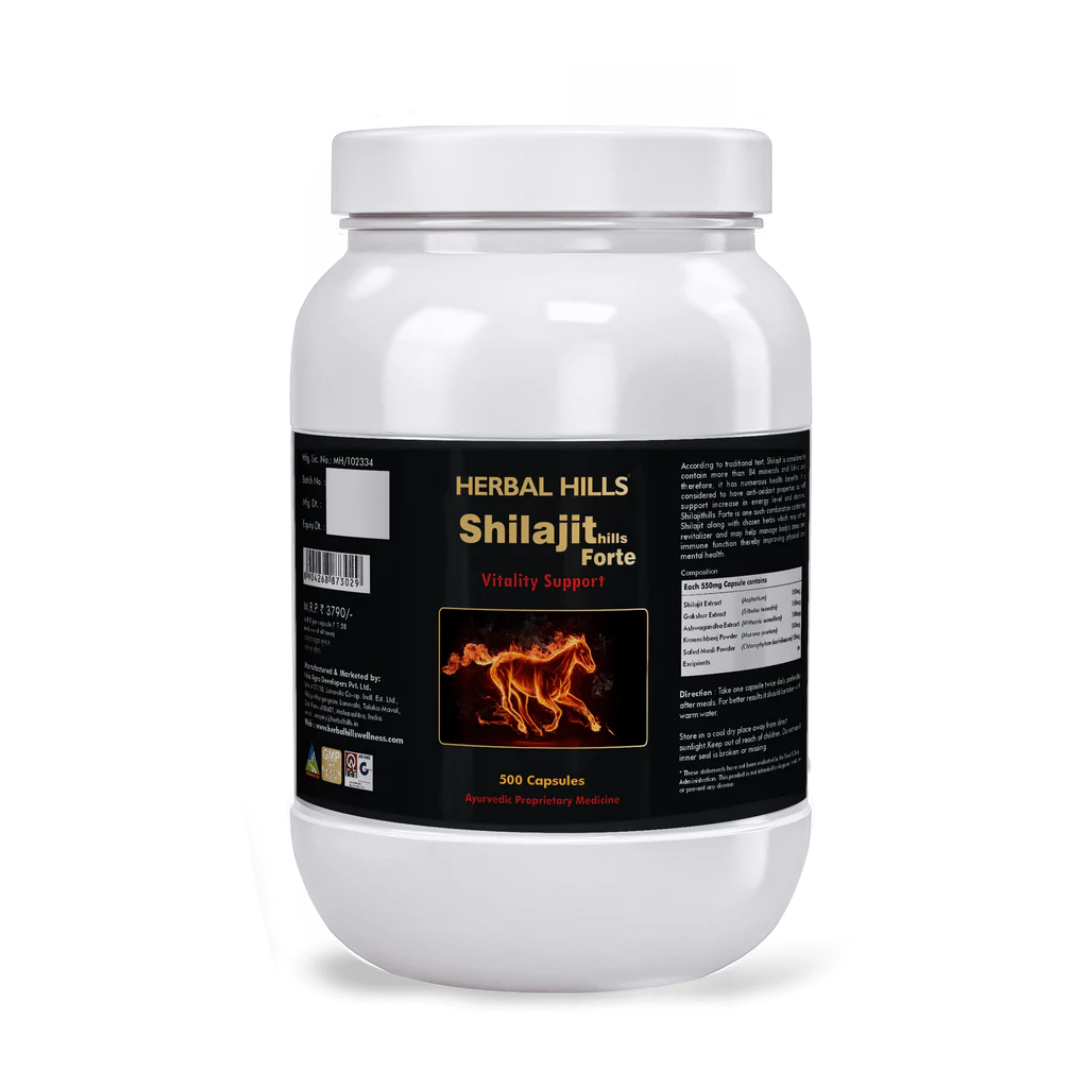 Shilajithills Forte for Daily Wellness- 500 Count