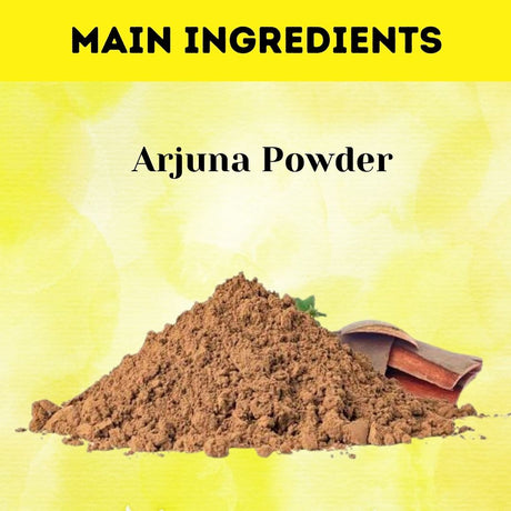 Arjuna Powder for Heart Health Herbal Wellness Support Maintains Healthy Heart Functions.