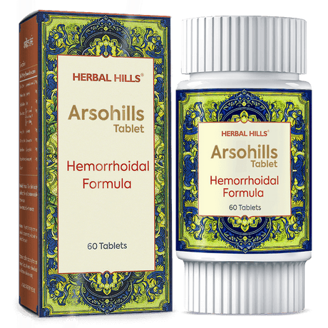 Arsohills Tablet Piles Care Fast Relief from Digestion & Constipation Bavasir Hemorrhoid