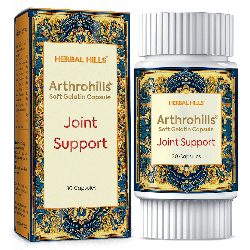 Arthrohills Capsules, Ayurvedic Joint care, Relieves Joint Pain & Muscle Pain, Natural Supplement for Overall Joint Health - 30 Capsules