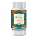 Liv-First Tablet, Ayurvedic liver care, Natural Liver detox tablet, Enhances digestion, Herbal liver support