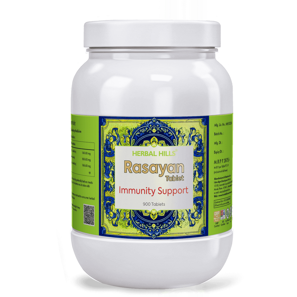 Rasayanhills Tablet, Ayurvedic immunity care, Anti-aging Ayurvedic formula, Natural Vitality Enhancer