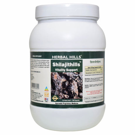 Shilajithills Capsule, Enriched with Shilajit Boosts Vitality, Stamina, Strength and Overall Wellbeing