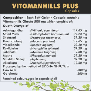 Vitomanhills Vitality Support Capsules 
