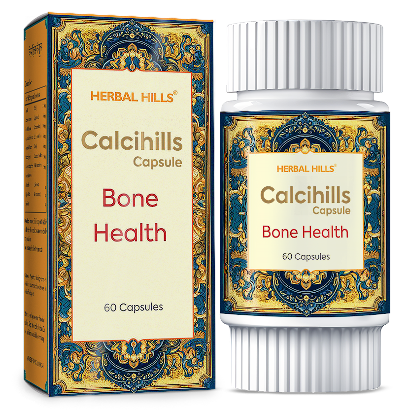 Calcihills Capsules: Natural Calcium Supplement for Men and Women's Strong Bones and Immunity