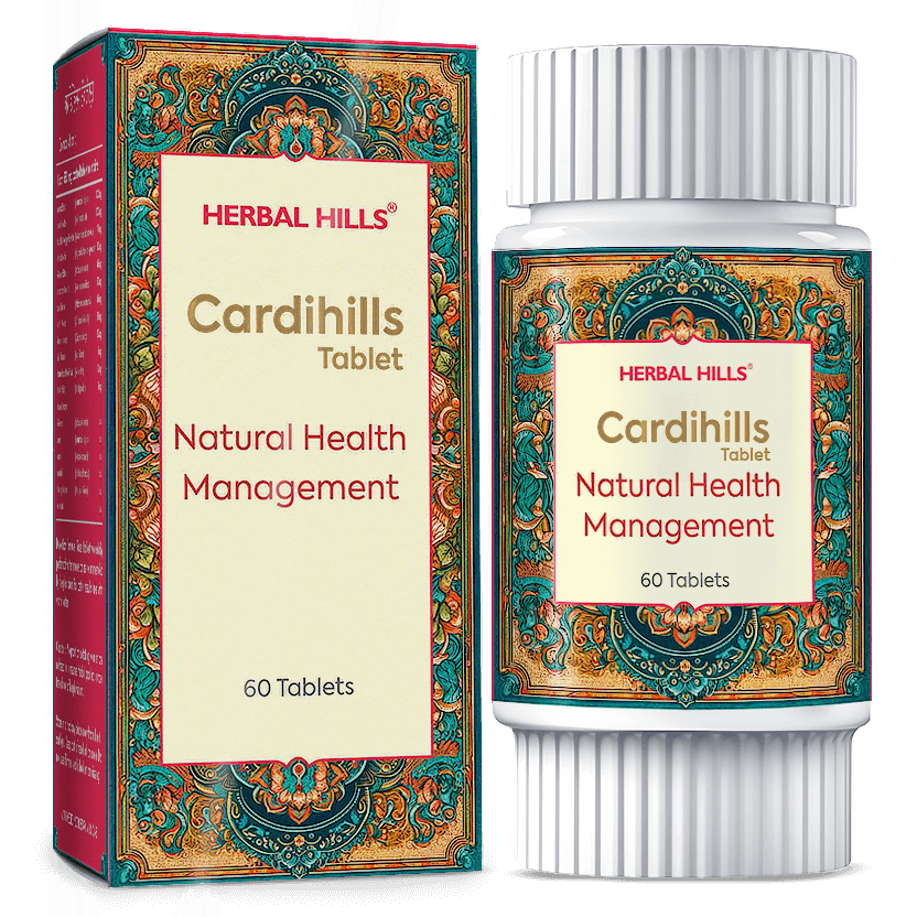 Cardihills Tablet, Ayurvedic heart care Tablets, Cholesterol management supplement, Promotes Arterial Health & Heart Rhythm, Antioxidant heart protection