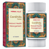 Cardihills Tablet, Ayurvedic heart care Tablets, Cholesterol management supplement, Promotes Arterial Health & Heart Rhythm, Antioxidant heart protection