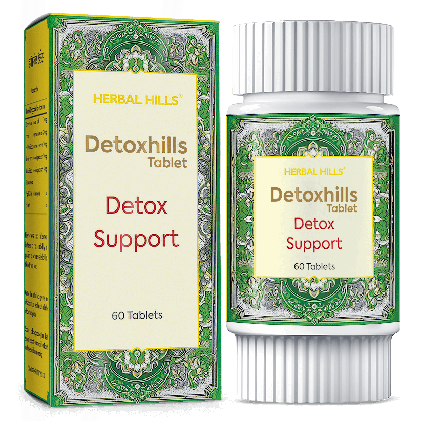 Detoxhills Tablets: Ayurvedic Colon Cleanse for Natural Body Detox, Rejuvenation, and Digestive Support