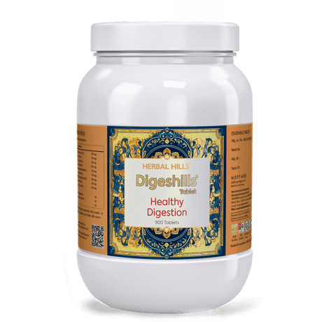 Digeshills Tablet, Ayurvedic Digestive Care, Relieves Gas, Bloating & Supports Healthy Digestion