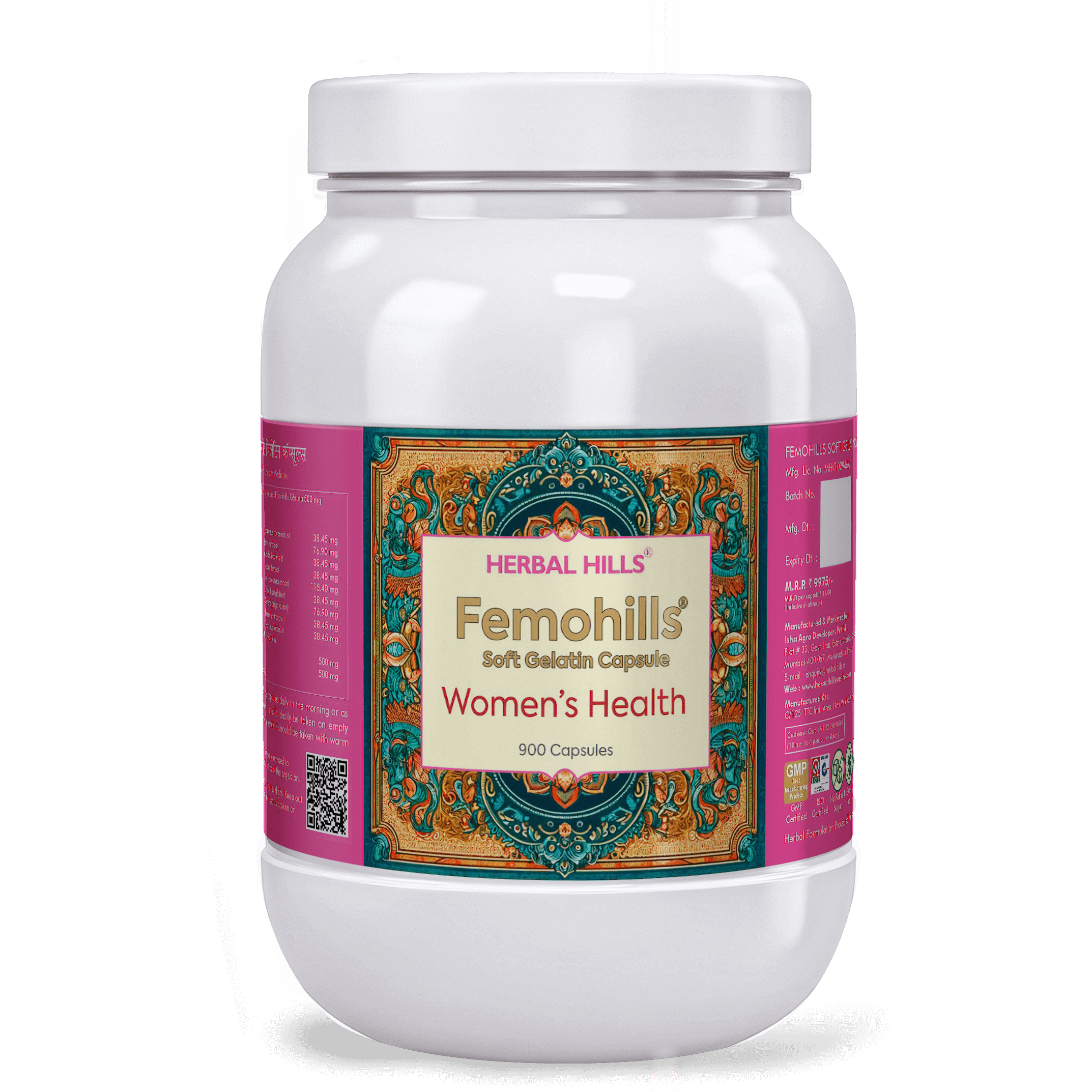 Femohills – Women's Daily Wellness - 900 Count