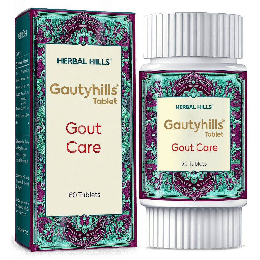 Gautyhills Tablet Natural Supplement for Gaut Care, Pain Relief, Uric Acid Support