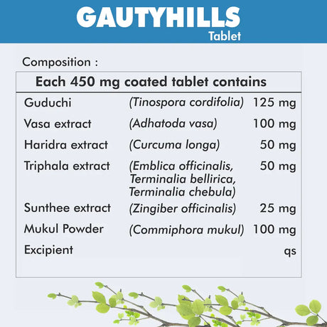 Buy Gautyhills Tablet for Gout Relief