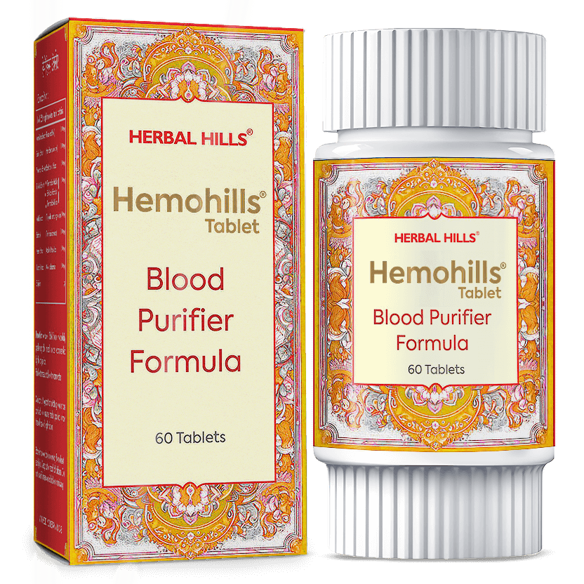 Hemohills Tablet, Ayurvedic Blood Purifier, Natural Skin Detox