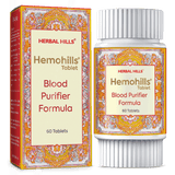 Hemohills Tablet, Ayurvedic Blood Purifier, Natural Skin Detox