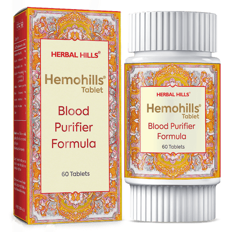 Hemohills Tablet, Ayurvedic Blood Purifier, Natural Skin Detox