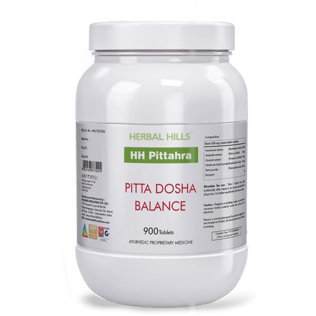 HH Pittahara Tablet, Ayurvedic Pitta dosha balance, Natural Pitta detox support, Skin health Wellness, Ayurvedic acid balance supplement