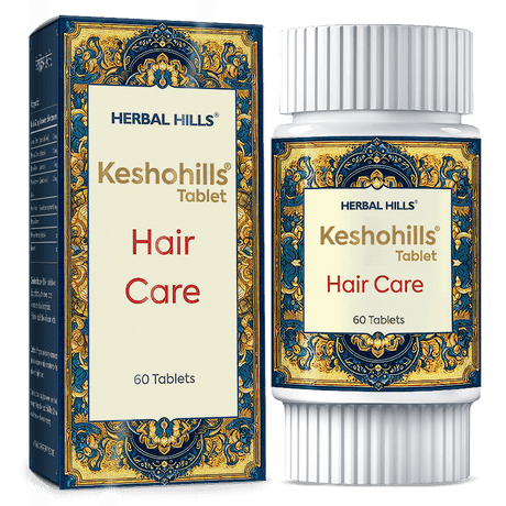 Keshohills Tablet Hair Care Therapy Anti Hairfall tablet that Maintains Shine Healthy Strong Hair