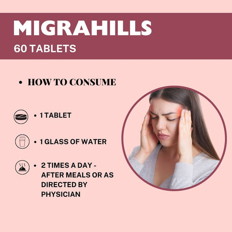 Buy Migrahills Tablet for Migraine Relief