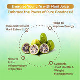 Noni Juice Immunity booster and anti oxidant properties. Natural energy booster & detoxifier.