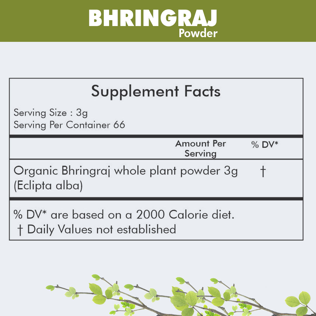 Buy Organic Bhringraj Powder for Natural Hair Care