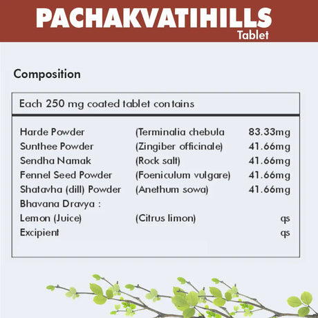 Buy Pachakvatihills Tablet for Digestive Comfort