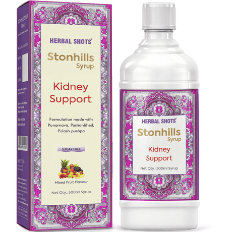 Stonhills Syrup, Ayurvedic kidney care, Detox for kidneys, Helps maintain urinary tract health, a natural approach to prevent and manage kidney stones & UTI