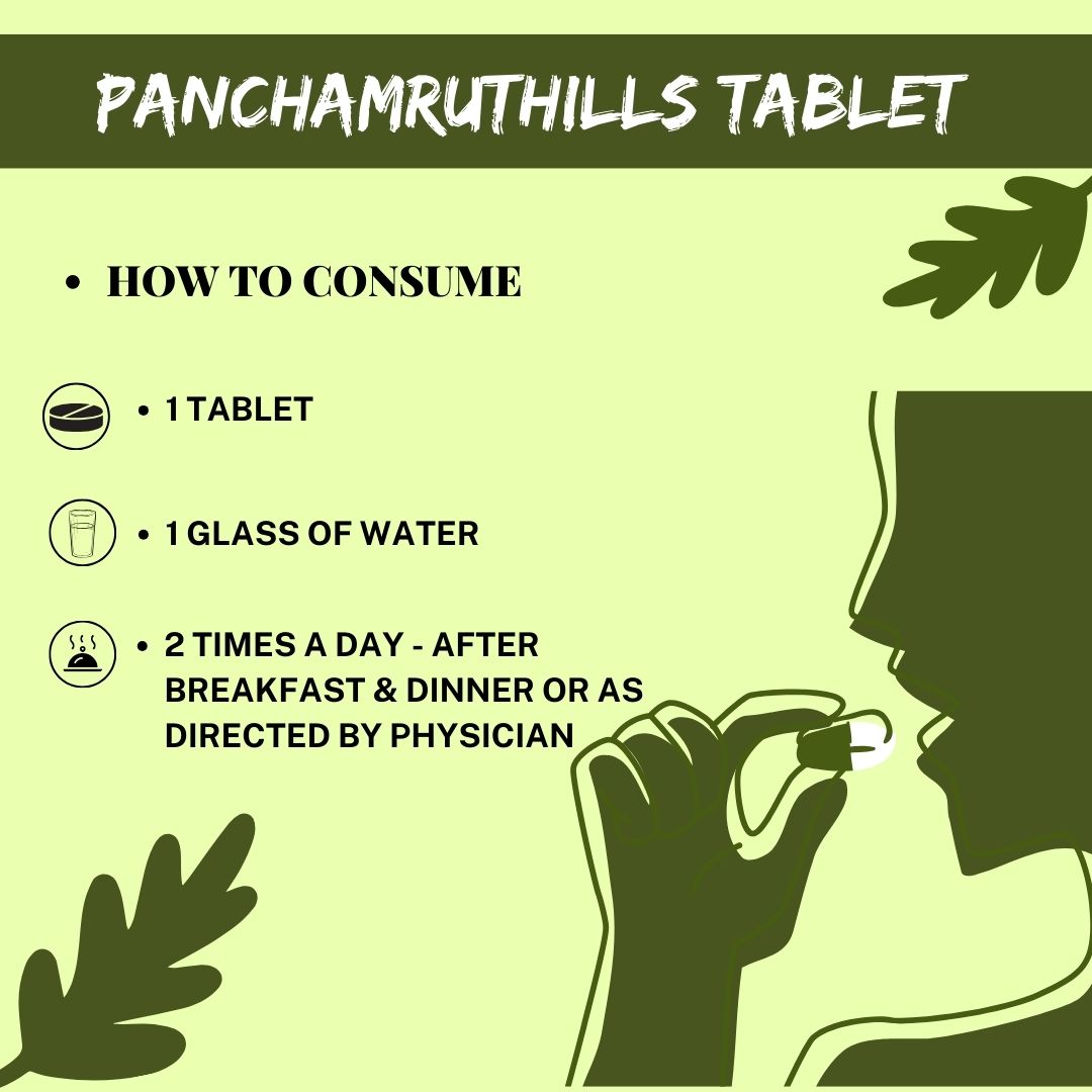 Panchamruthills Tablet - how to consume