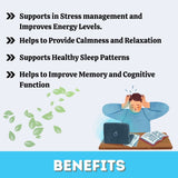 Calmhills Tablets Stress & Anxiety relief formula for Mood Support, Stress Relief, Relaxation &Improve Sleep Quality