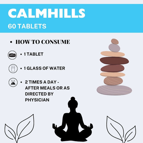 Calmhills Tablets Stress & Anxiety Relief - how to consume