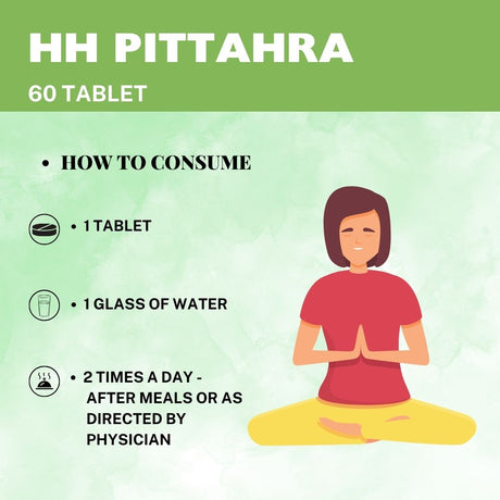 Buy HH Pittahra Tablets for Pitta Balance