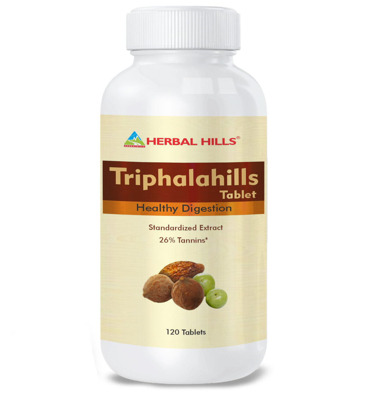 Triphala Tablets – Natural Digestive Wellness - 120 Count