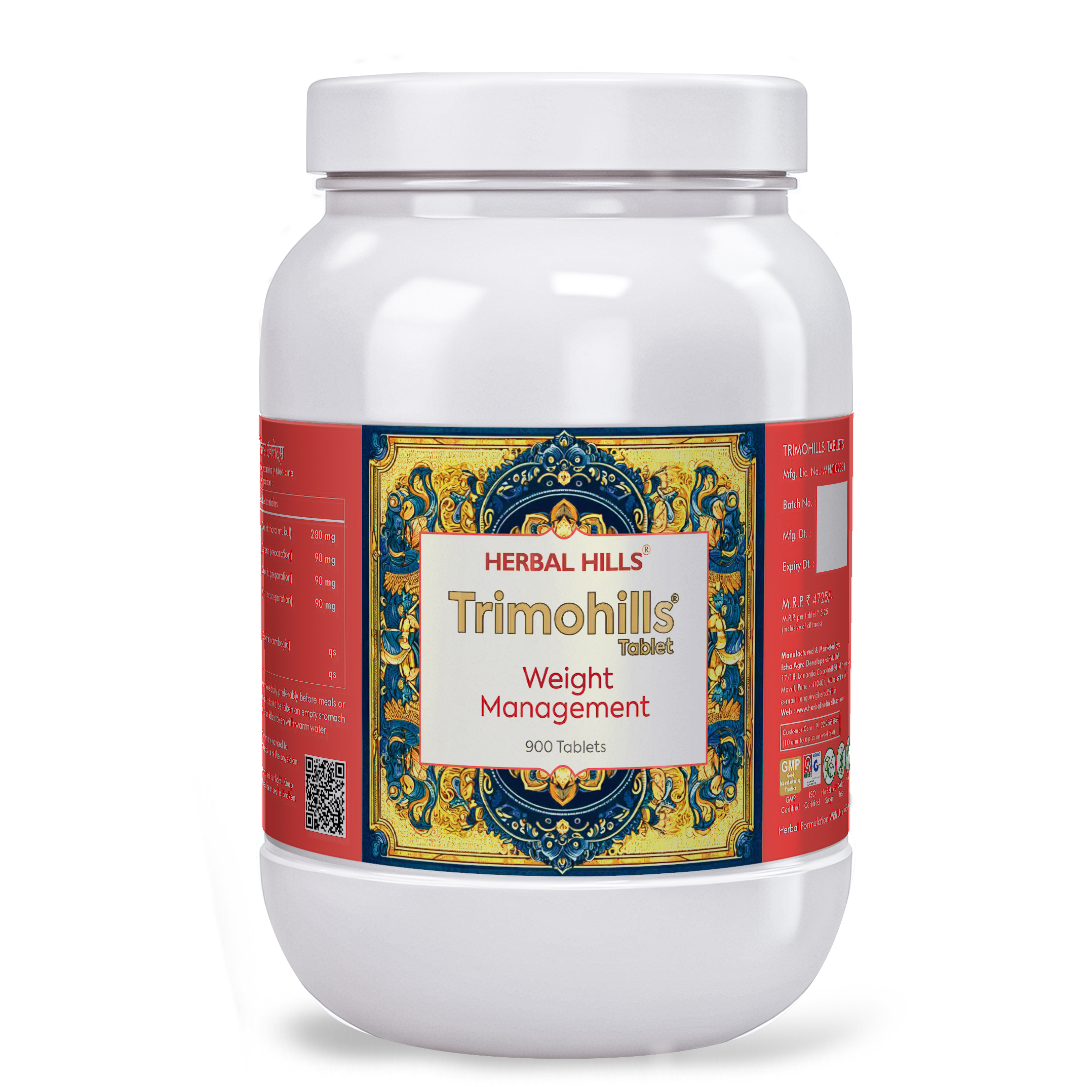 Trimohills – Metabolism & Lifestyle Wellness- 900 Count