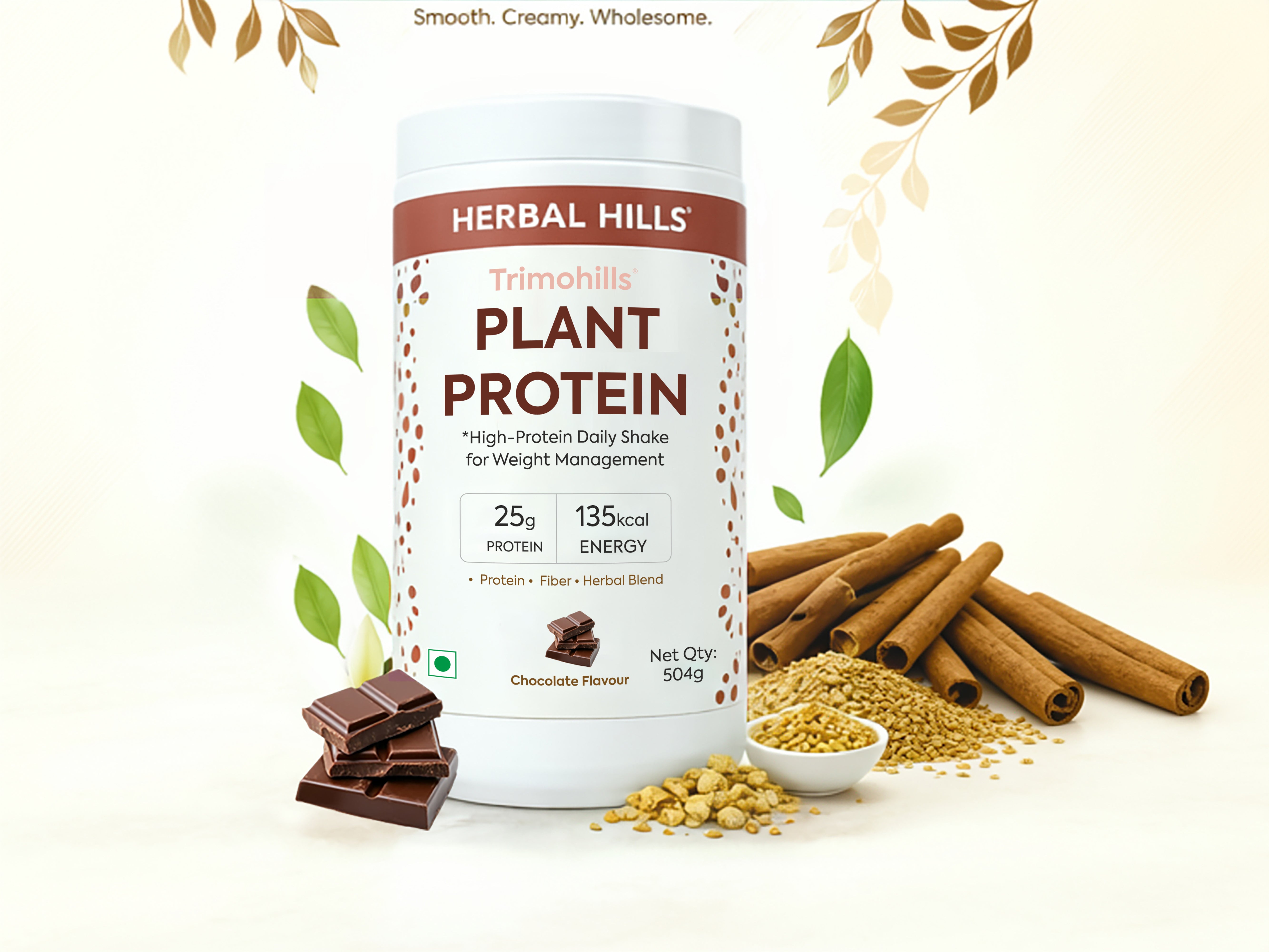 Trimohills Chocolate Plant Protein
